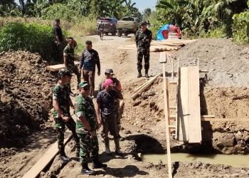 Progres Pembangunan Jembatan Garuda di Argosigemerai SP V Jalur 10 Capai 60 Persen