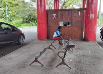 Bangku Halte Iguriji Bus Interchange Rusak, Warga Minta Perbaikan dan Pengawasan Ketat