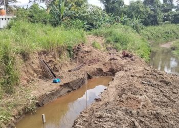 Atasi Genangan Air, PUPR Mulai Bangun Talud dan Box Culvert di Kampung Iguri