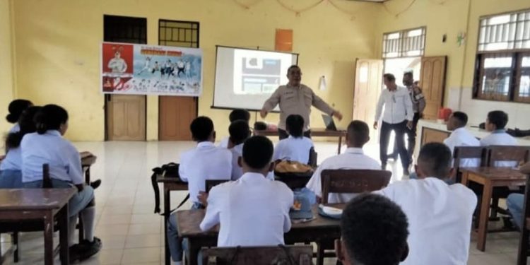 Polsek Babo Konsisten Jalankan Program ‘Polisi Mengajar’