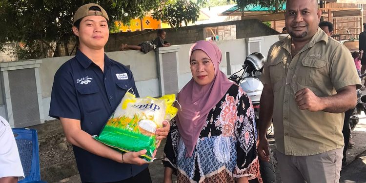 Polres Mansel Salurkan Beras SPHP Lewat Gerakan Pangan Murah
