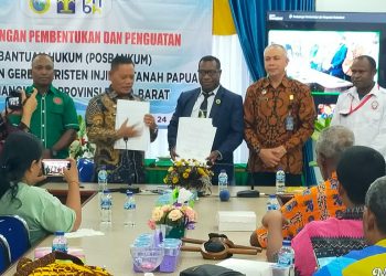 Kanwil Kemenkum Papua Barat Bentuk 56 Posbakum di Lingkungan GKI Klasis Manokwari