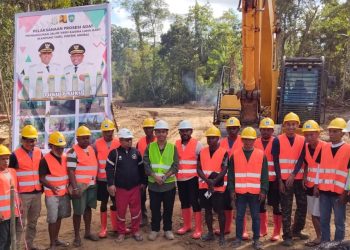 Pembangunan Jalan Yaru–Kasira Lama–Babo Mulai Dibangun