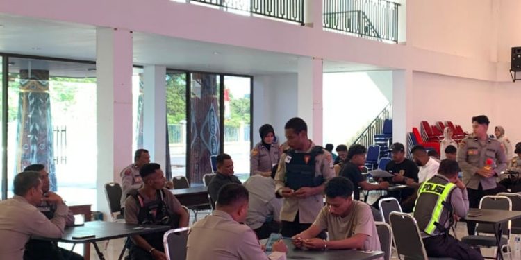 Biro SDM Polda PB Gelar Tes Psikologi dan Manajemen Stres Personel Polres Teluk Bintuni