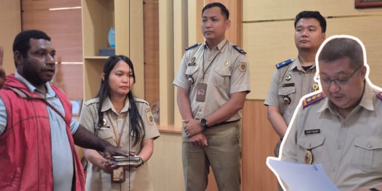 Kantah Manokwari Laksanakan Pengambilan Sumpah Sertipikat Hilang