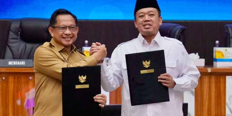 Sinkronisasi Data, Menteri ATR/Kepala BPN dan Mendagri Sepakati Pengintegrasian NIB dan NOP