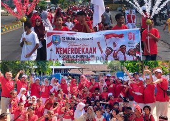 SDN 05 Sanggeng Meriahkan HUT ke-81 RI dengan Jalan Santai dan Berbagai Perlombaan