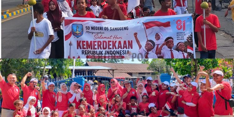 SDN 05 Sanggeng Meriahkan HUT ke-81 RI dengan Jalan Santai dan Berbagai Perlombaan