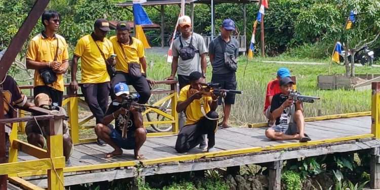 Semarak HUT ke-81 RI, Polsek Aranday Gelar Lomba Menembak Senapan Angin