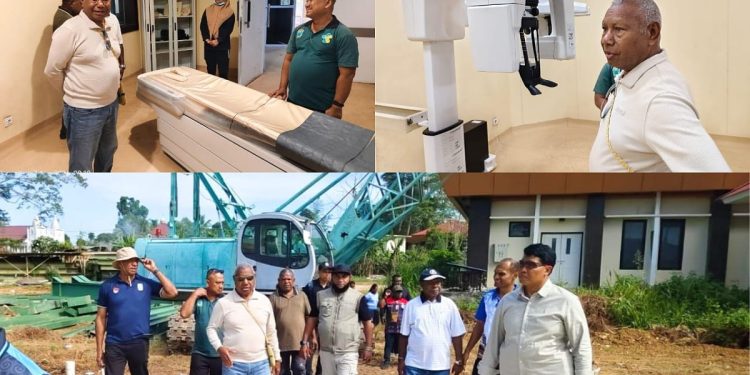 Tinjau RSUP Papua Barat, Gubernur Perintahkan Segera Perbaiki Alat Radiologi