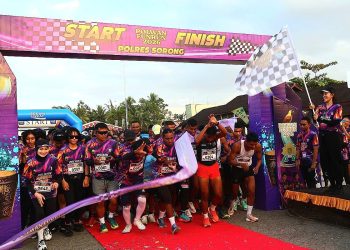 Pererat Kebersamaan, Polda Papua Barat Daya Gelar Polwan Fun Run 2026