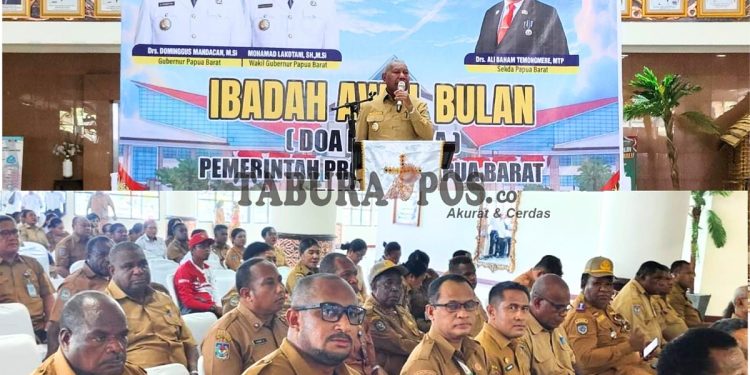 Ibadah Bersama ASN Bukan Sekedar Rutinitas, Gubernur: Melayani Rakyat Harus Berakar pada Iman