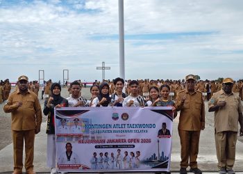 Bupati Mansel Lepas Kontingen Taekwondo Menuju Kejuaraan Open 2026 di Jakarta