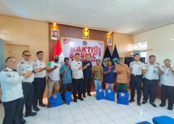 Sambut HUT RI Ke-81, Kemenimipas Papua Barat Gelar Baksos Sembako dan Cek Kesehatan Gratis