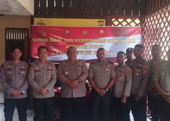 Seksi Hukum Polres Teluk Bintuni Gelar Penyuluhan Hukum di Polsek Babo