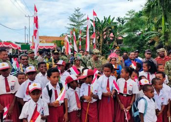 Pangdam XVIII Kasuari Resmikan 145 Jembatan Garuda dan 115 Titik Air Bersih di Papua Barat
