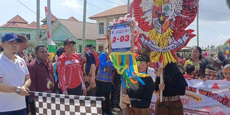 Karnaval Semarak Nusantara HUT ke-81 RI Diikuti Ribuan Warga