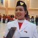 Langkah Awal Mengejar Cita-Cita Kowad , Enjelina Mandacan Diberikan Tugas Bawa Baki Bendera HUT RI Ke-81