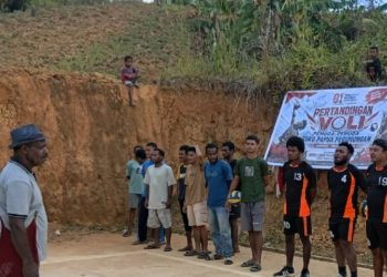 Voli Persahabatan Pemuda Pegunungan Versus Suprau Meriahkan HUT ke-81 RI