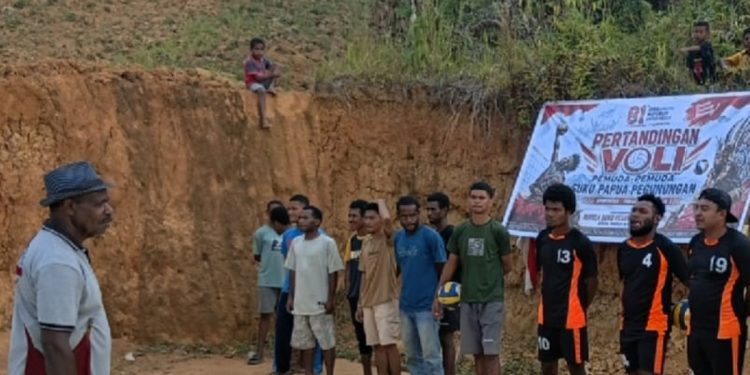 Voli Persahabatan Pemuda Pegunungan Versus Suprau Meriahkan HUT ke-81 RI