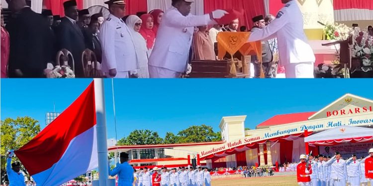 Peringatan HUT ke-81 RI di RTP Borarsi Berjalan Khidmat, Enjelin Misiro dan Rekan Paskibraka Sukses Jalankan Tugas