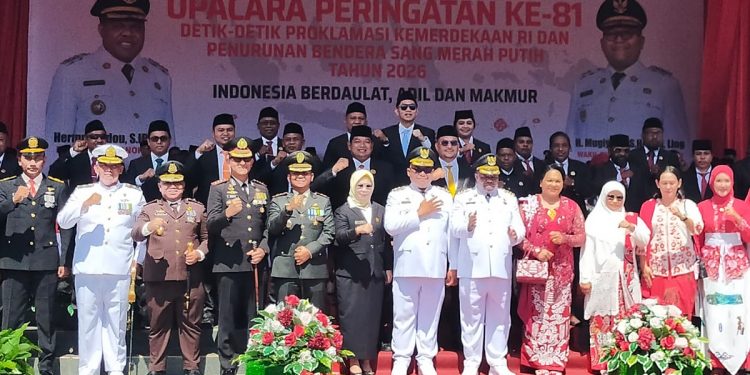 Peringati HUT ke-81 RI, Bupati Hermus Indou: Apa Pun Peran Kita, Berikan Kontribusi Nyata untuk Bangsa dan Daerah