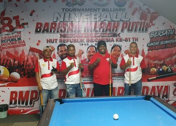 Memeriahkan HUT ke-81 RI, BMP RI Papua Barat Daya Gelar Turnamen Biliar BMP CUP I