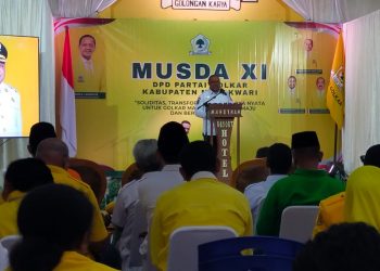 Hadiri Musda XI Golkar Manokwari, Hermus Indou Nilai Golkar Konsisten Kawal Pembangunan Daerah