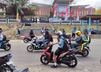 Satlantas Polres Teluk Bintuni Ingatkan Kewaspadaan Saat Melintas Zona Sekolah