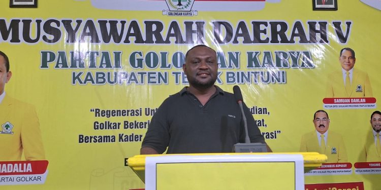 Persiapan 95 Persen, Musda V Golkar Teluk Bintuni Siap Digelar