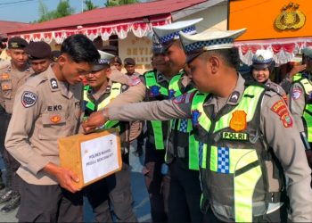 Wujud Solidaritas, Personel Polres Mansel Galang Dana Bantu Korban Bencana Alam di NTT