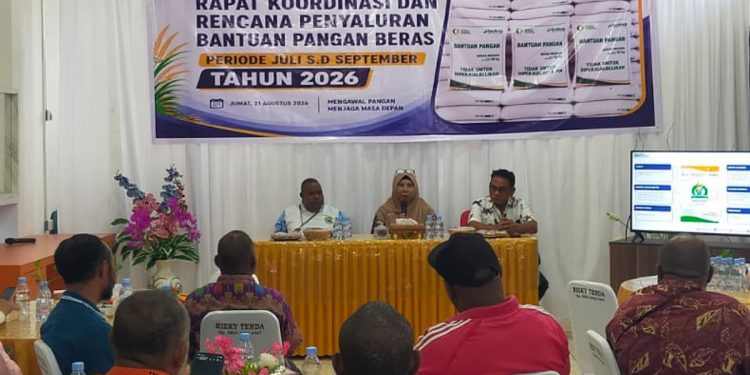 Bulog Manokwari Matangkan Penyaluran Bantuan Pangan Beras Juli–September