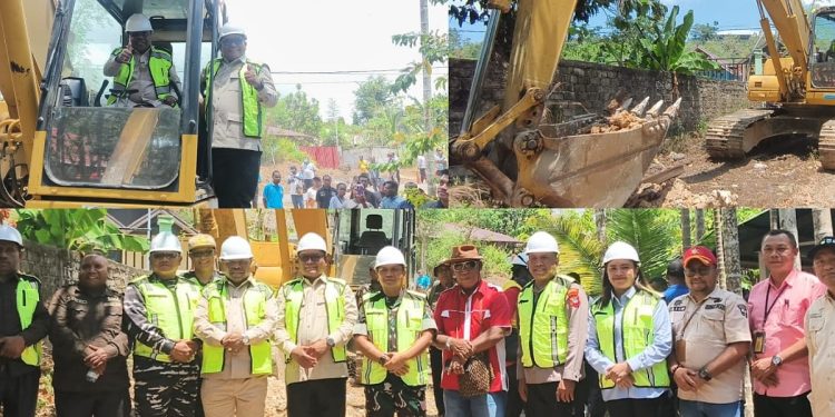 Ruas Jalan Anggori–Petrus Kafiar Sepanjang 1,68 Km Mulai Dibangun