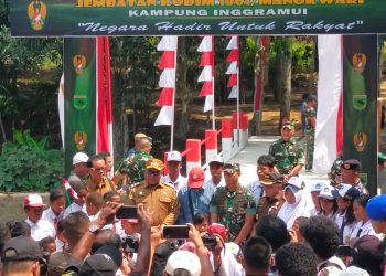 Jembatan Garuda Inggramui Diresmikan, Pangdam Kasuari: Pemda Diminta Data Wilayah Terisolir