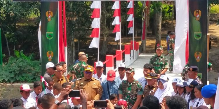 Jembatan Garuda Inggramui Diresmikan, Pangdam Kasuari: Pemda Diminta Data Wilayah Terisolir