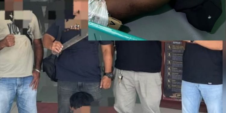 Diduga Dendam, Pria Berinsial IPK Aniaya AK Pakai Parang