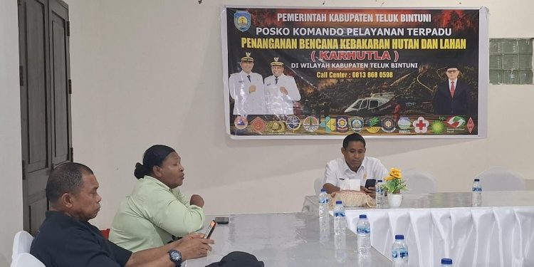 Pemkab Teluk Bintuni Bentuk Posko Komando Terpadu Penanganan Karhutla