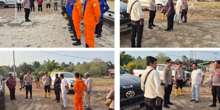 Kapolres Teluk Bintuni Tinjau Posko Karhutla  di LNG Tangguh dan Sumuri