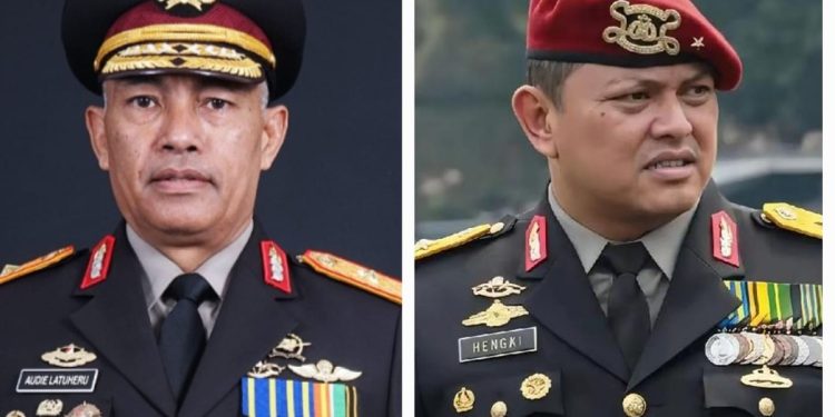 Hanya Sebulan Menjabat, Audie Latuheru Diganti Hengki Haryadi Sebagai Kapolda Papua Barat Daya