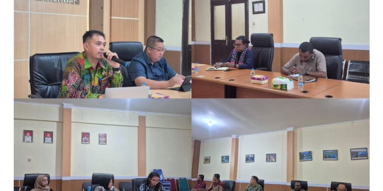 Kanwil BPN Provinsi Papua Barat Rapat Koordinasi Peningkatan Kualitas Data Tanah Terindikasi Terlantar