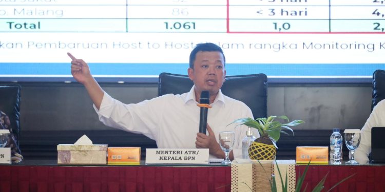Menteri ATR/Kepala BPN: Transformasi Organisasi dan Layanan Pertanahan Harus Bermuara pada Kepastian bagi Masyarakat