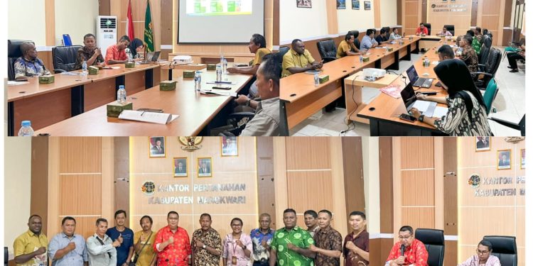 Strategi Penanganan Usaha Tepat Sasaran: Kantah Manokwari Rapat Penyusunan Data Akses Reforma Agraria Fase 1 Tahun 2026