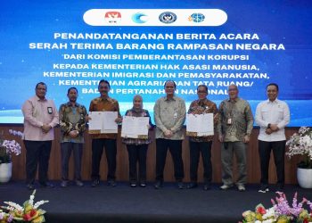 Terima Barang Rampasan Negara dari KPK, Sekjen ATR/BPN: Untuk Mendukung Layanan kepada Masyarakat