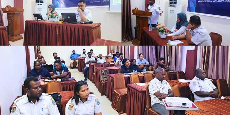 DJPT KKP RI dan Pusdatin KKP RI Dampingi DKP Papua Barat Validasi Data Statistik Perikanan Tangkap