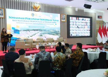 Gelar Sosialisasi Percepatan Sertipikasi Tanah bagi MBR, Kejar Target 3 Juta Bidang