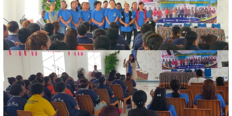 Peringati HUT Perdana, PKW GBGP Jemaat Pemulihan Pondok Daud Berbagai Kasih di Lapas Perempuan