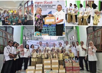BPN Provinsi Papua Barat Tebarkan Energi Berbagi melalui Kunjugan Kasih HANTARU KE-66
