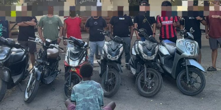 Residivis Curanmor Ditangkap, 6 Sepeda Motor Diamankan