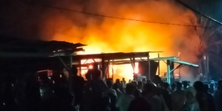 Kebakaran di Kompleks Mako Brimob Sowi Hanguskan Dua Rumah