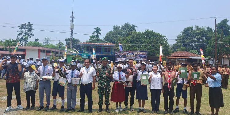 SD Inpres 51 Sabri Juara Lomba PBB HUT TNI ke-81, Disiplin dan Persatuan Jadi Nilai Utama